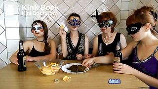 ModelNatalya94 - Morning Breakfast the four girls