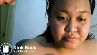 BBW Pinay Scat Mom Pees Shits Then Eats It On Cam