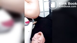 feeding the fat chinese pig