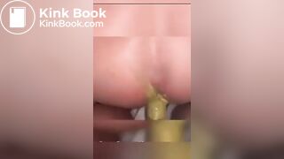 scat gay  hot black twink poop dirty anal combi