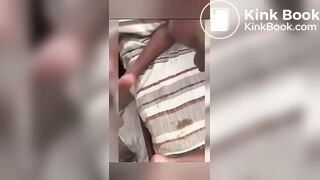 scat gay  hot black twink poop dirty anal combi