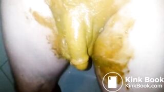 Messy diaper scat and smear