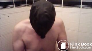 Femdom orders bite-by-bite shit feeding