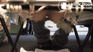 matt feeding his piggy