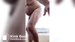 Amsterdam Male on greek beach shitting and eating