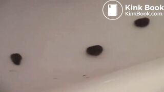 Amateur redhead eating a tiny piece of shitmp4