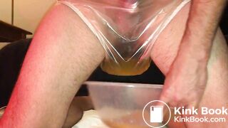 Piss n Poop in Plastic Panties  Pt 2