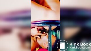 Black Toilet Faggot Eats Shit