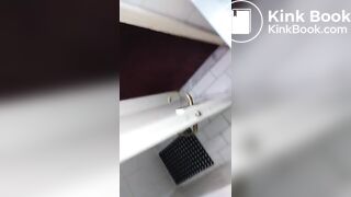 Whore eating shit and drinking piss for money