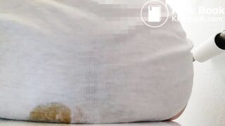 Pervert fag filling his white panties with poop - Gay Scat Group