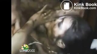 Honey Bee Eats Shit Covered Cock, Ass & Feet