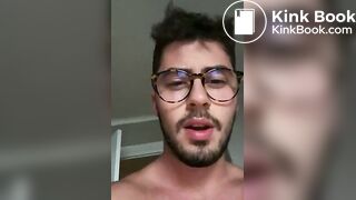 good looking man shitting