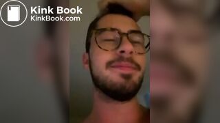 good looking man shitting