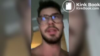 good looking man shitting