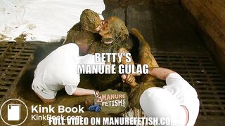 Betty's Gangbang in cowshit - Manure Gulag