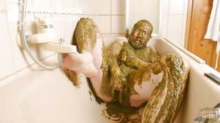 Testing a bag full with cowshit