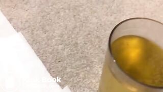 brunette shitting with her legs wide open