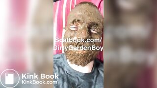 Scat boy eating shit