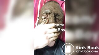 Scat boy eating shit