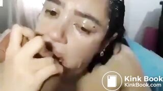 Pukewhore Porn her THROAT - ToiletGirlsLive