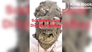 Scat pig eating shit