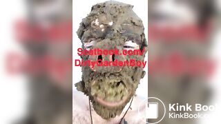 Scat pig eating shit