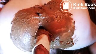 Scat fisting Dad