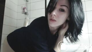 Brunette play atm (anal) and shitty