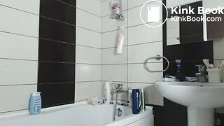 Brunette play atm (anal) and shitty