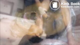 sub latina scat slut forced to eat shit