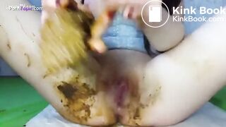 Scat packed pussy