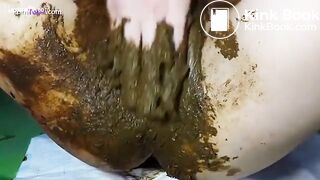 Scat packed pussy