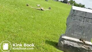 Public Cemetery Gravestone Shit
