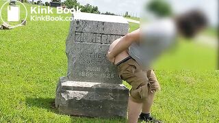 Public Cemetery Gravestone Shit