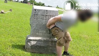 Public Cemetery Gravestone Shit