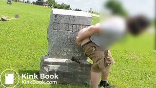 Public Cemetery Gravestone Shit