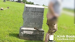 Public Cemetery Gravestone Shit