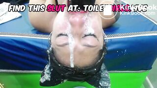 TONS OF VOMIT ON HER FACE