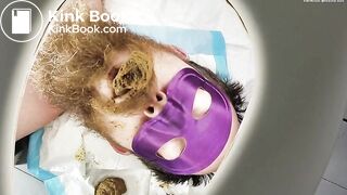 Human toilet with beard