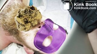 Human toilet with beard