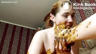 Sucking Her Girlfriends Shitty Toes and Feet