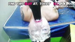 VOMIT ON HER FACE NO STOP FOR 20 MIN