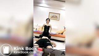Chinese SM Queen Facesitting Human Furniture Slave