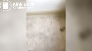 On the toilet