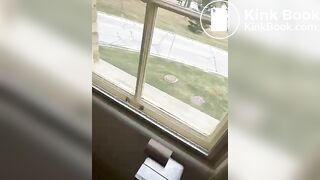 On the toilet