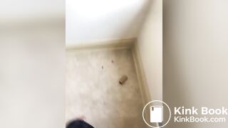 On the toilet