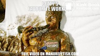 Bettys favourite workout in cowshit
