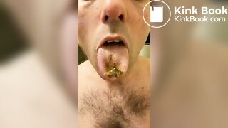 licking asian anus and shit eating