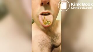 licking asian anus and shit eating