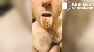 licking asian anus and shit eating